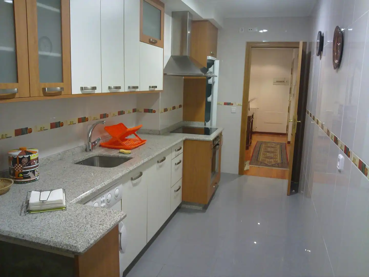 Cocina de Piso de alquiler en Monterrei con Calefacción, Amueblado y Horno
