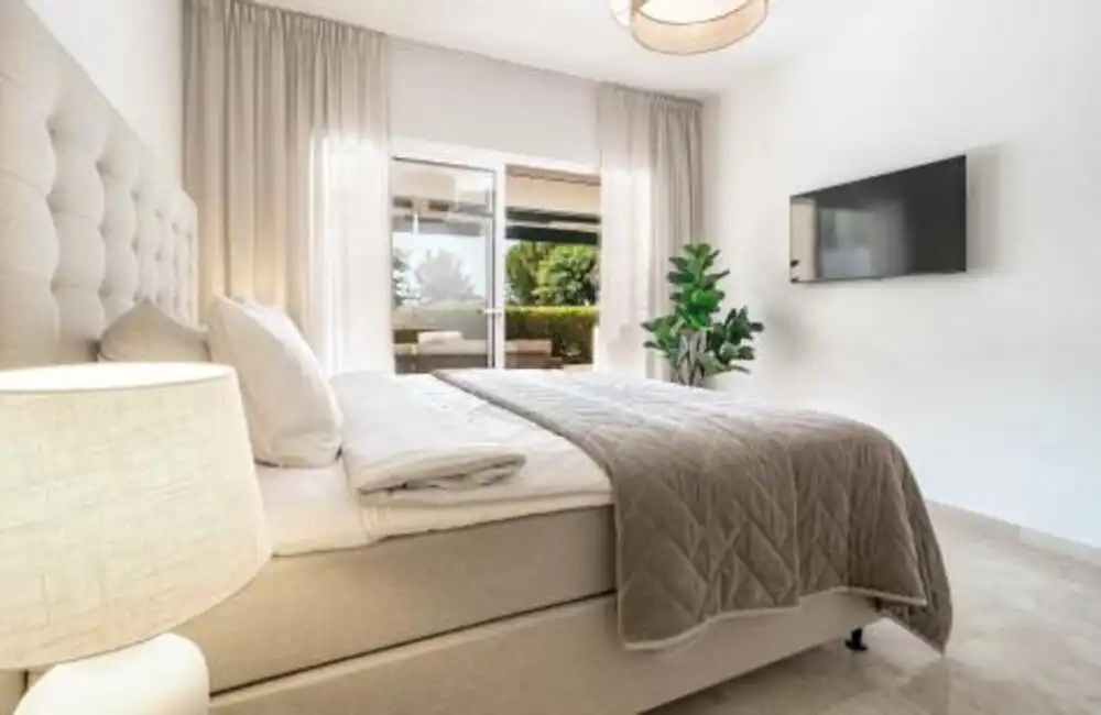 Bedroom of Ground floor for rent in Marbella  with Air Conditioner, Private garden and Terrace