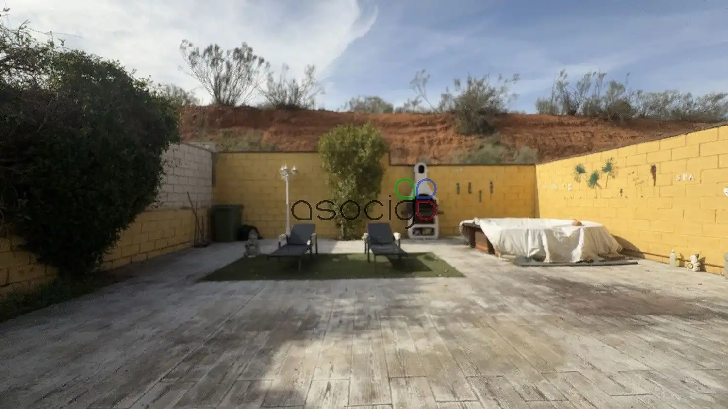 Jardín de Casa adosada en venta en Cabanillas del Campo con Calefacción, Jardín privado y Terraza