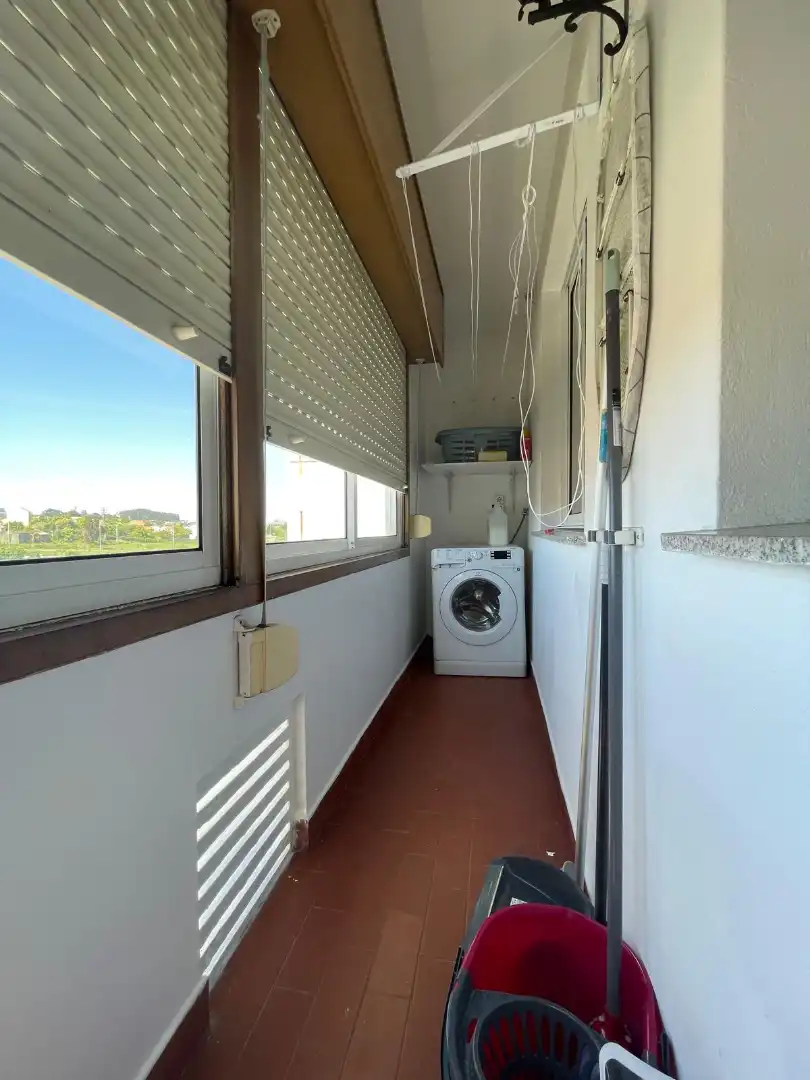 Balcony of Flat for sale in Ferrol  with Heating, Storage room and Furnished
