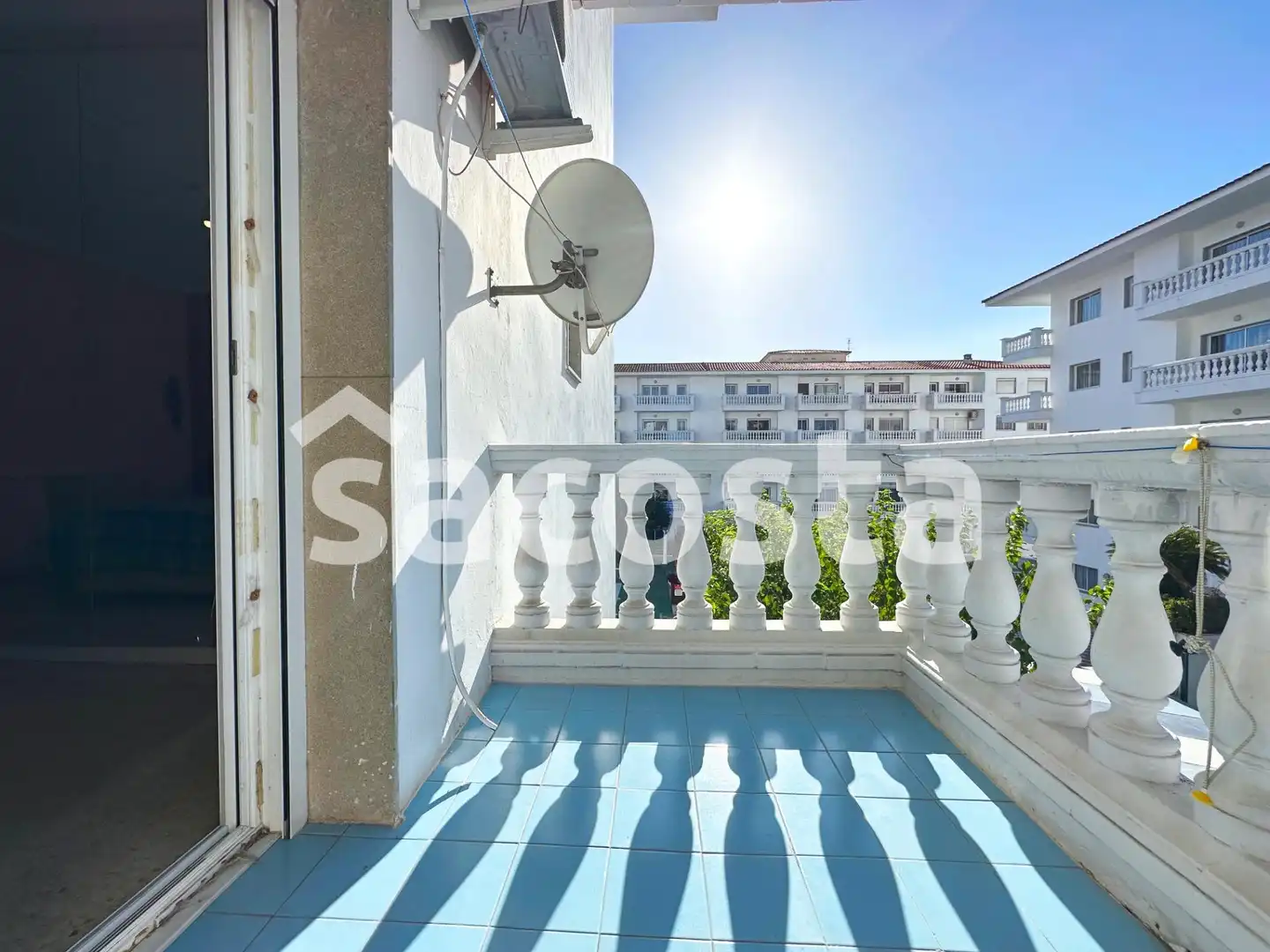 Terrasse von Wohnung zum Verkauf in Blanes mit Klimaanlage, Heizung und Terrasse