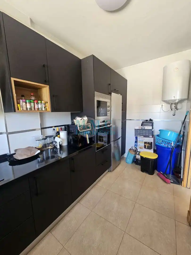 Kitchen of Flat for sale in Roquetas de Mar  with Air Conditioner, Terrace and Furnished