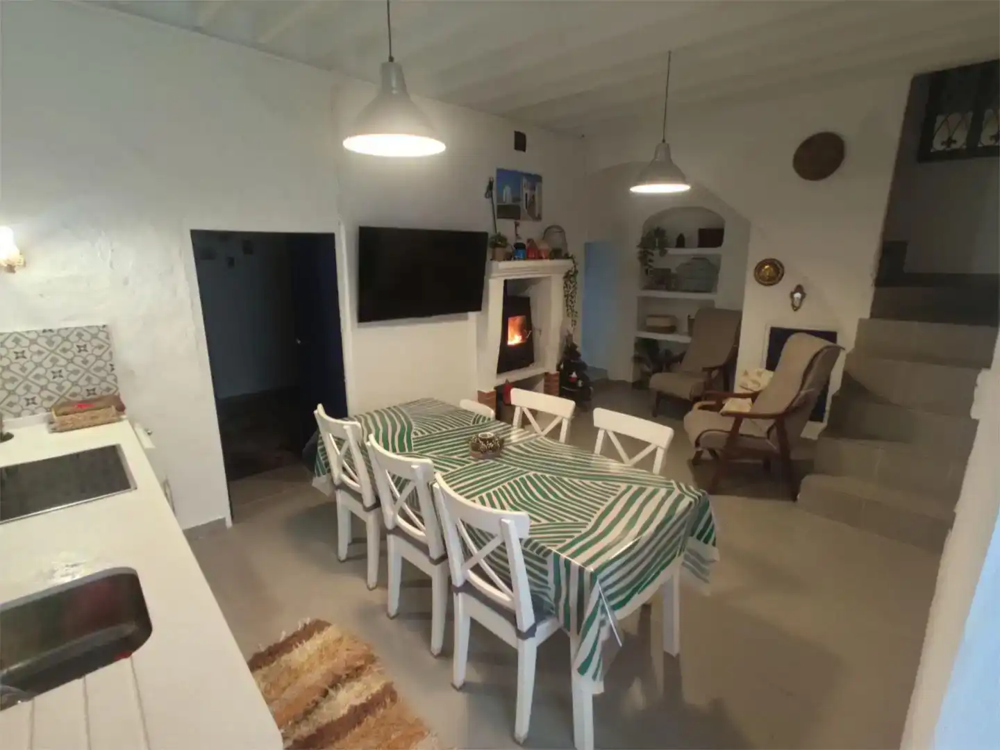 Menjador de Dúplex en venda en Felix amb Aire condicionat, Moblat i Balcó