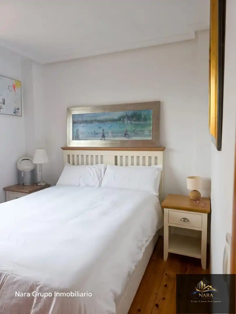 Schlafzimmer von Wohnung zum Verkauf in Santander mit Heizung, Privatgarten und Parkett