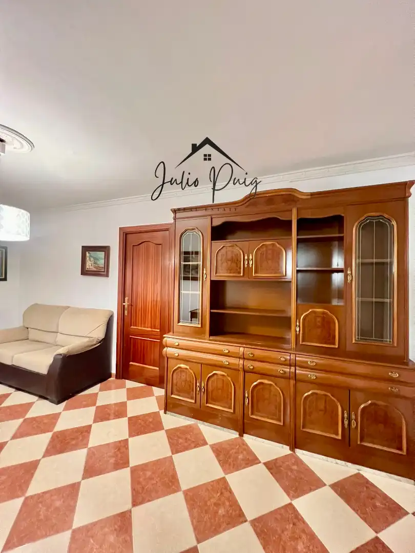 Living room of Flat for sale in Coria del Río  with Air Conditioner and Furnished