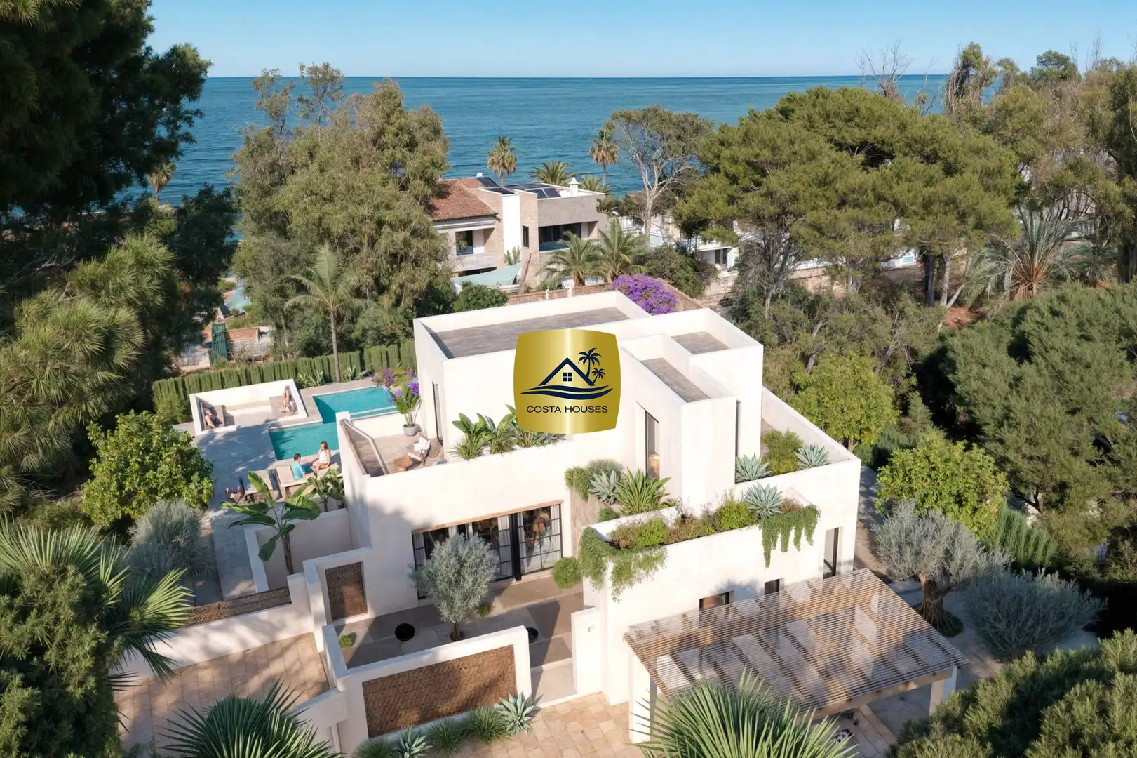 Vista exterior de Casa o chalet en venta en Dénia con Aire acondicionado, Jardín privado y Terraza