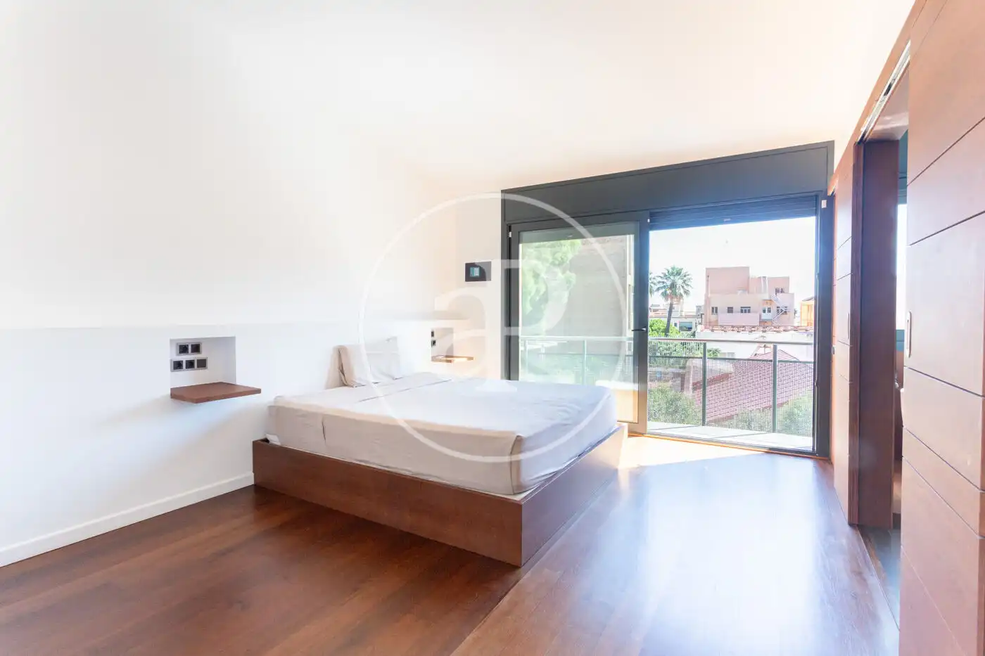 Bedroom of Detached homes for rent in Barcelona  with Air Conditioner, Heating and Private garden