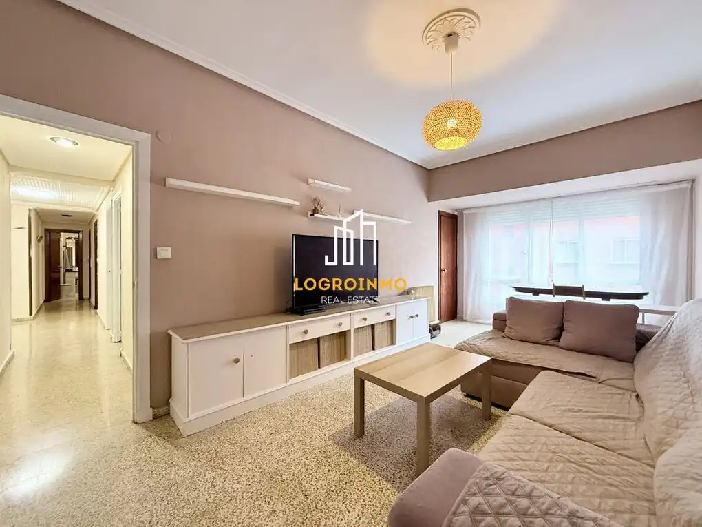 Living room of Flat for sale in  Logroño  with Heating and Terrace