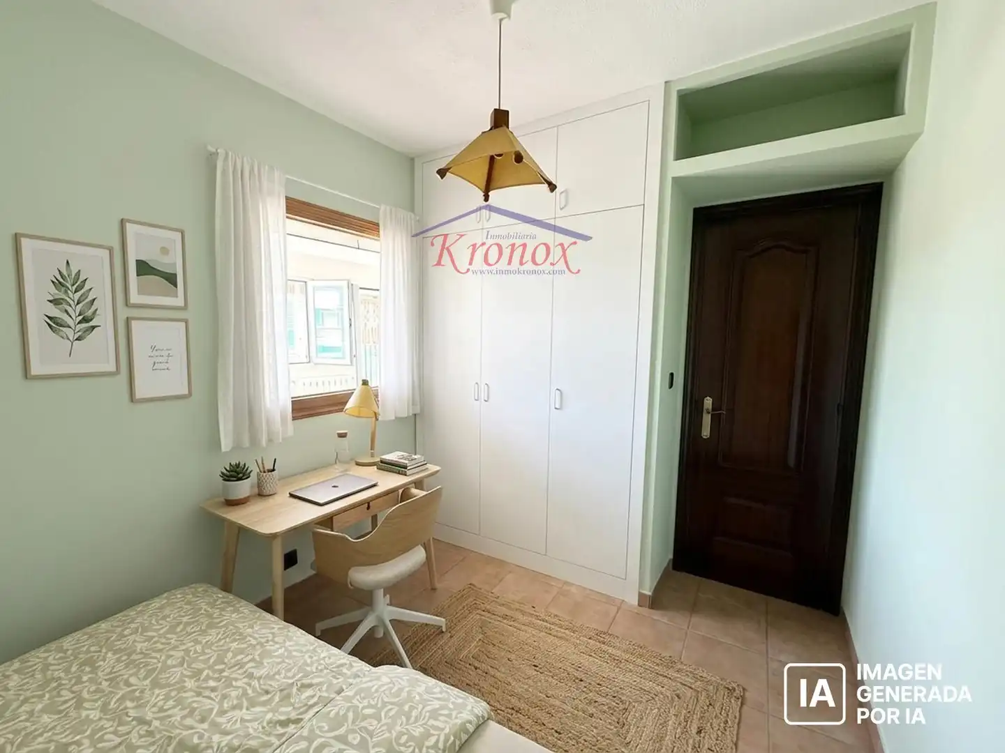 Bedroom of Flat for sale in Madrid  with Air Conditioner, Heating and Terrace