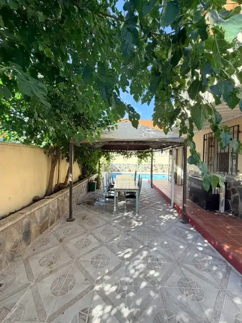 Terraza de Casa o chalet en venta en Las Ventas de Retamosa con Aire acondicionado, Calefacción y Jardín privado