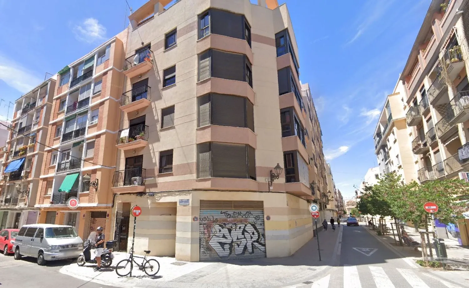 Vista exterior de Pis de lloguer en  Valencia Capital amb Aire condicionat, Calefacció i Terrassa