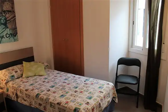 Schlafzimmer von Dachboden zur Miete in Cambrils mit Klimaanlage, Terrasse und Möbliert