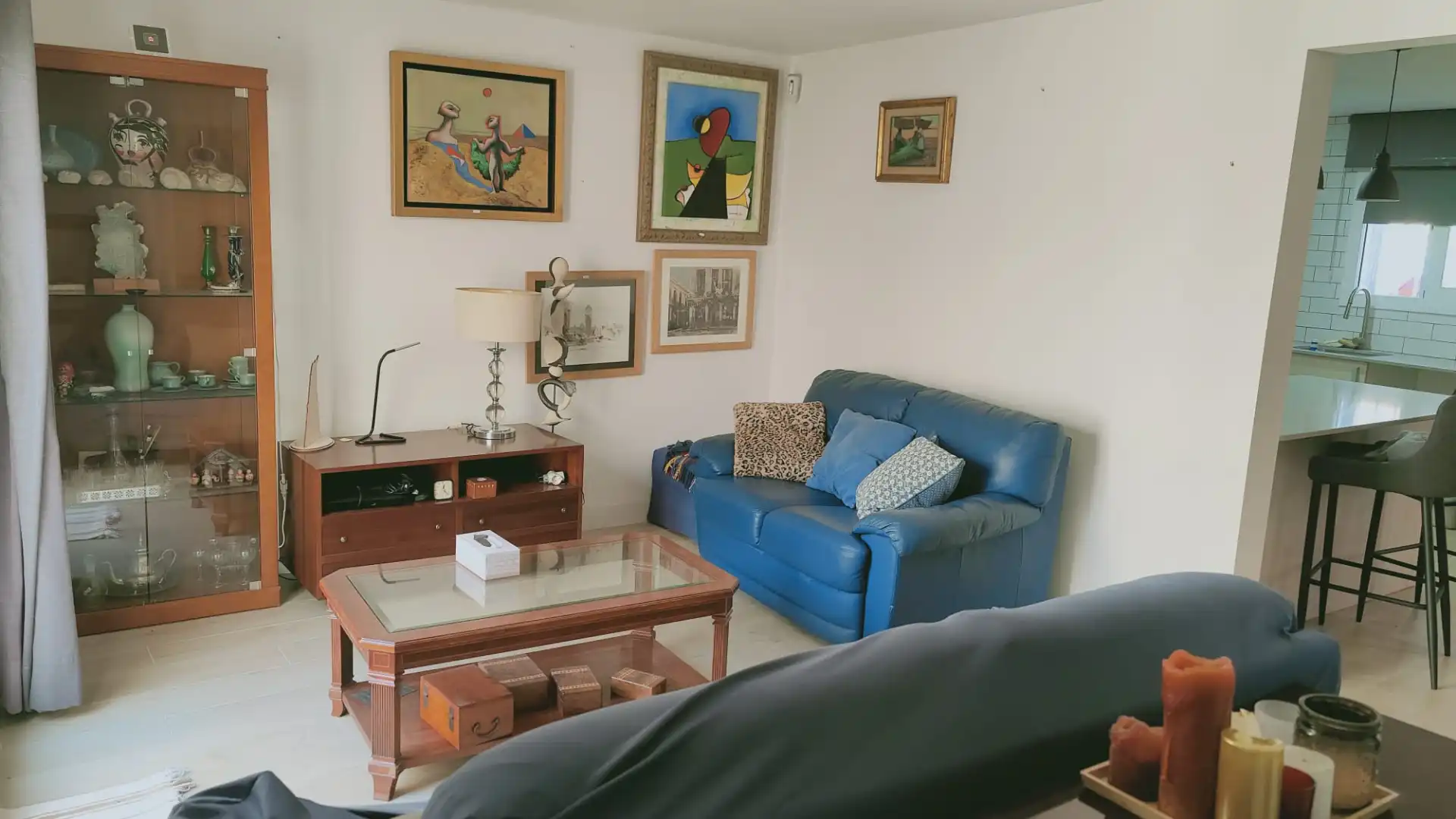 Sala d'estar de Casa adosada en venda en Vila-seca amb Aire condicionat, Terrassa i Moblat