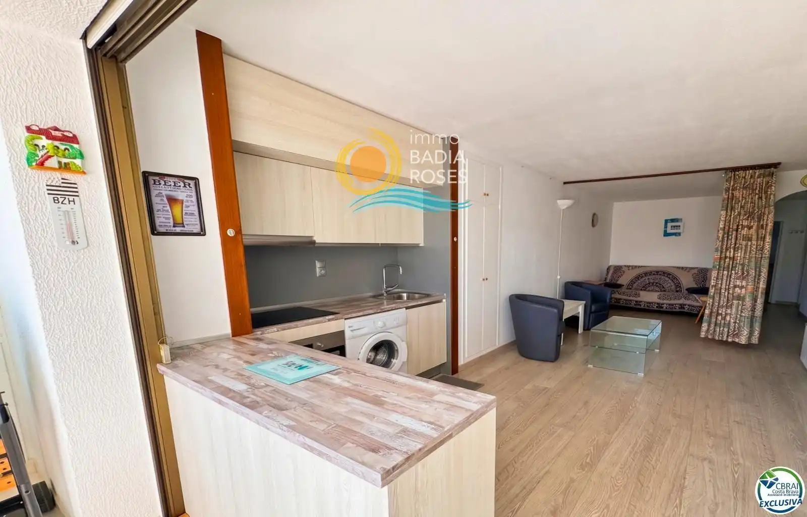 Vista exterior de Piso en venta en Roses con Calefacción, Parquet y Terraza
