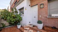 Exterior view of Single-family semi-detached for sale in Rubí  with Air Conditioner, Heating and Private garden