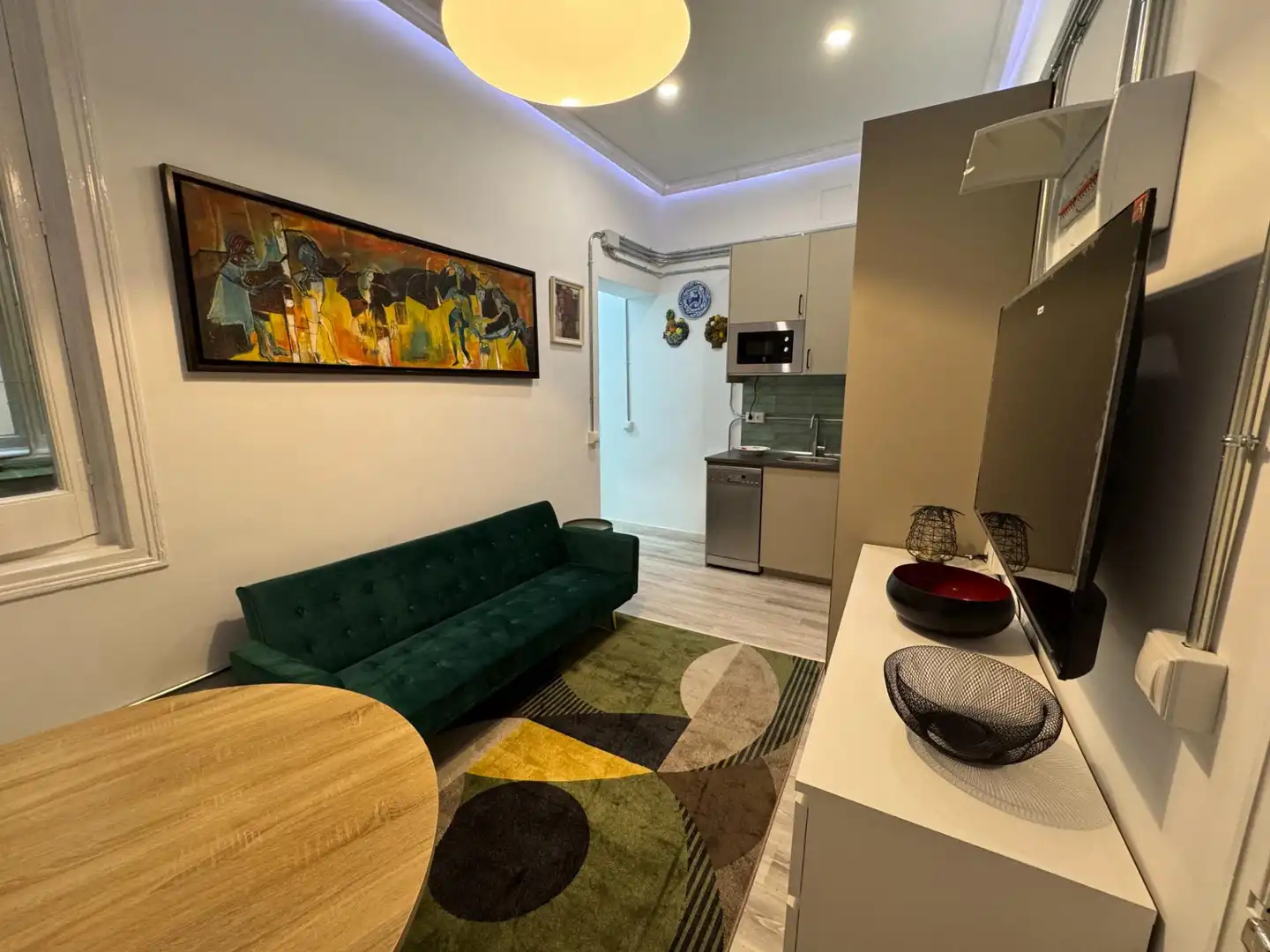 Wohnzimmer von Wohnung zum Verkauf in Madrid mit Klimaanlage, Heizung und Möbliert