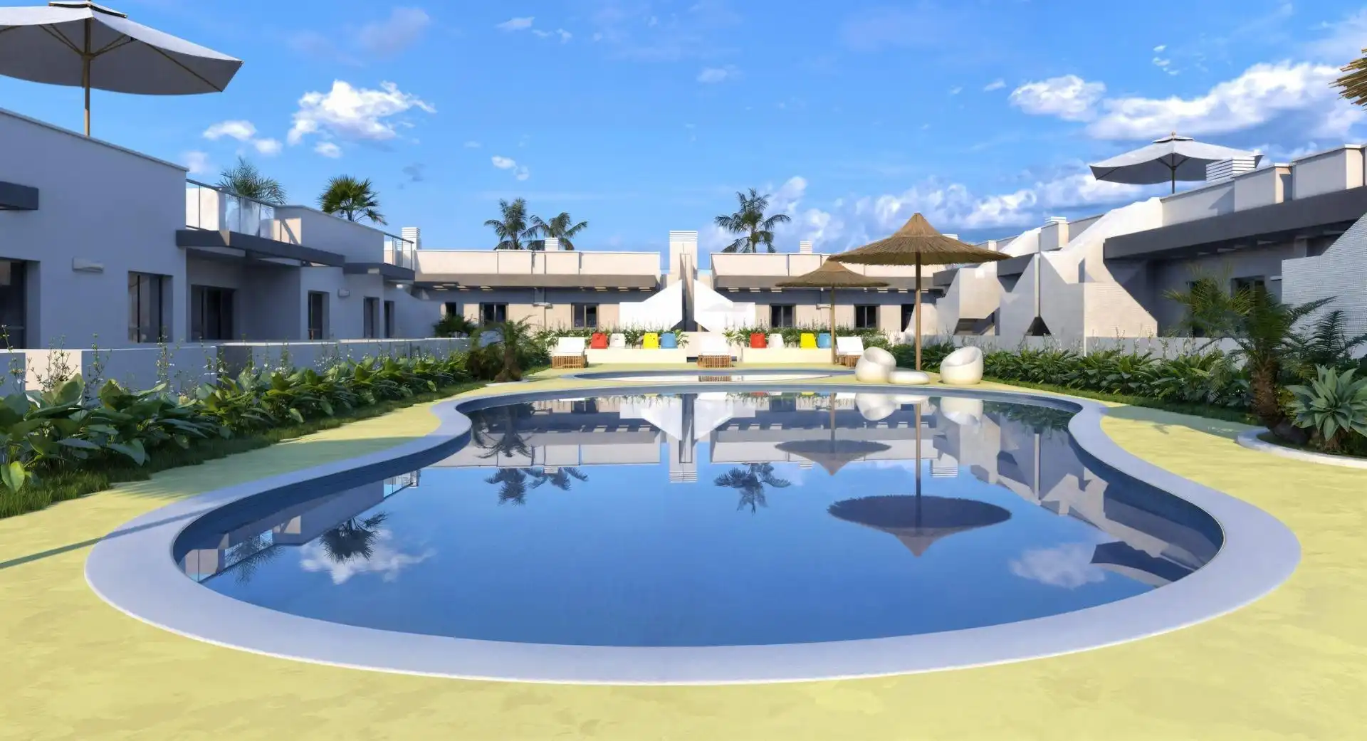 Neubau-Reihenhaus mit Pool zum Verkauf in El Verger, imagen 4