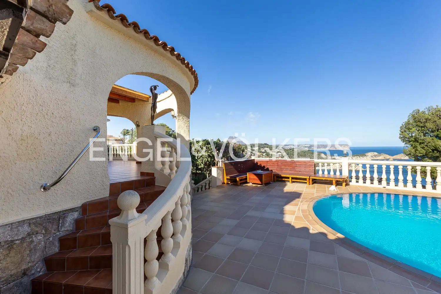 Vista exterior de Casa o chalet en venta en Jávea / Xàbia con Aire acondicionado, Calefacción y Jardín privado