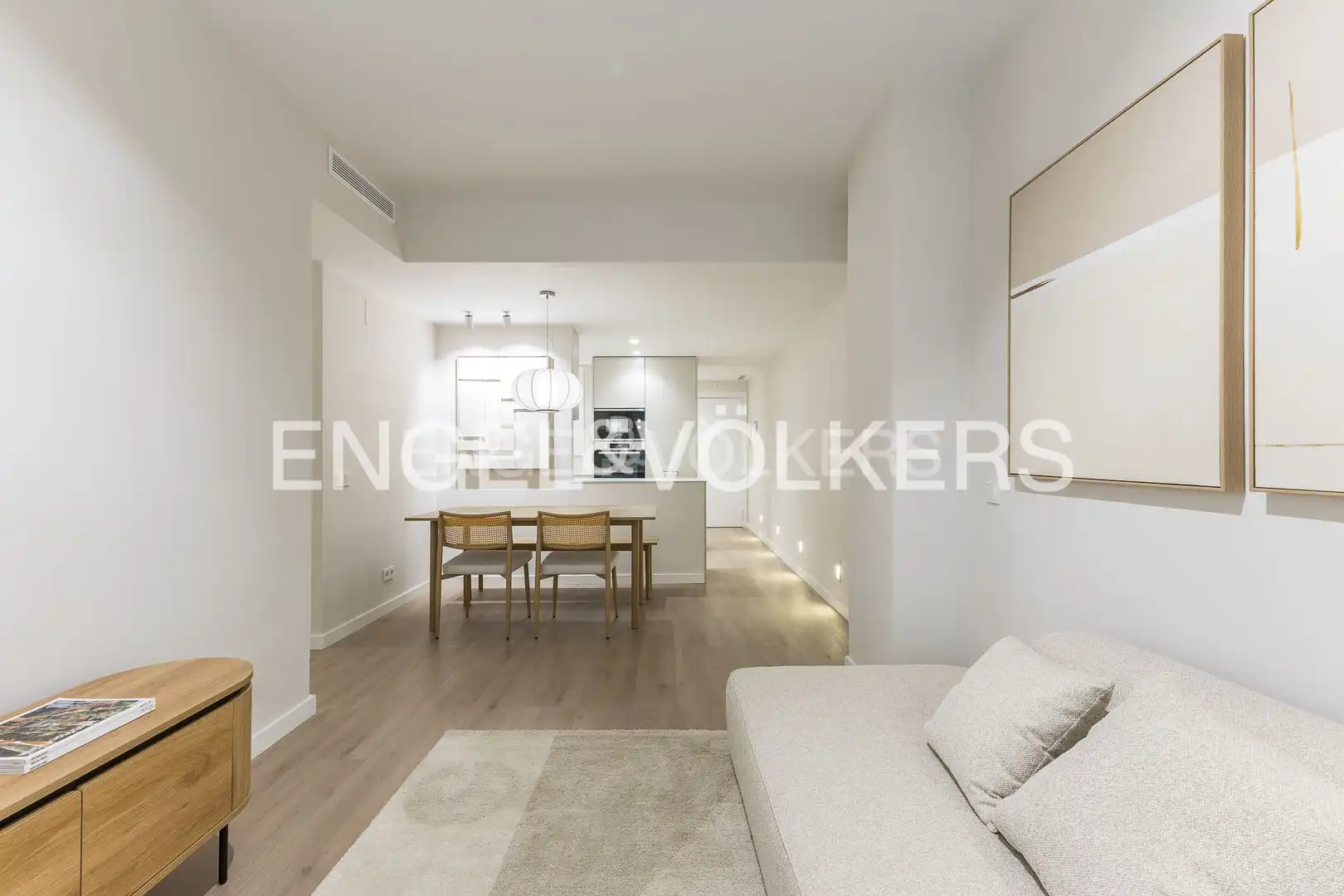 Sala de estar de Piso en venta en Barcelona con Aire acondicionado, Calefacción y Parquet