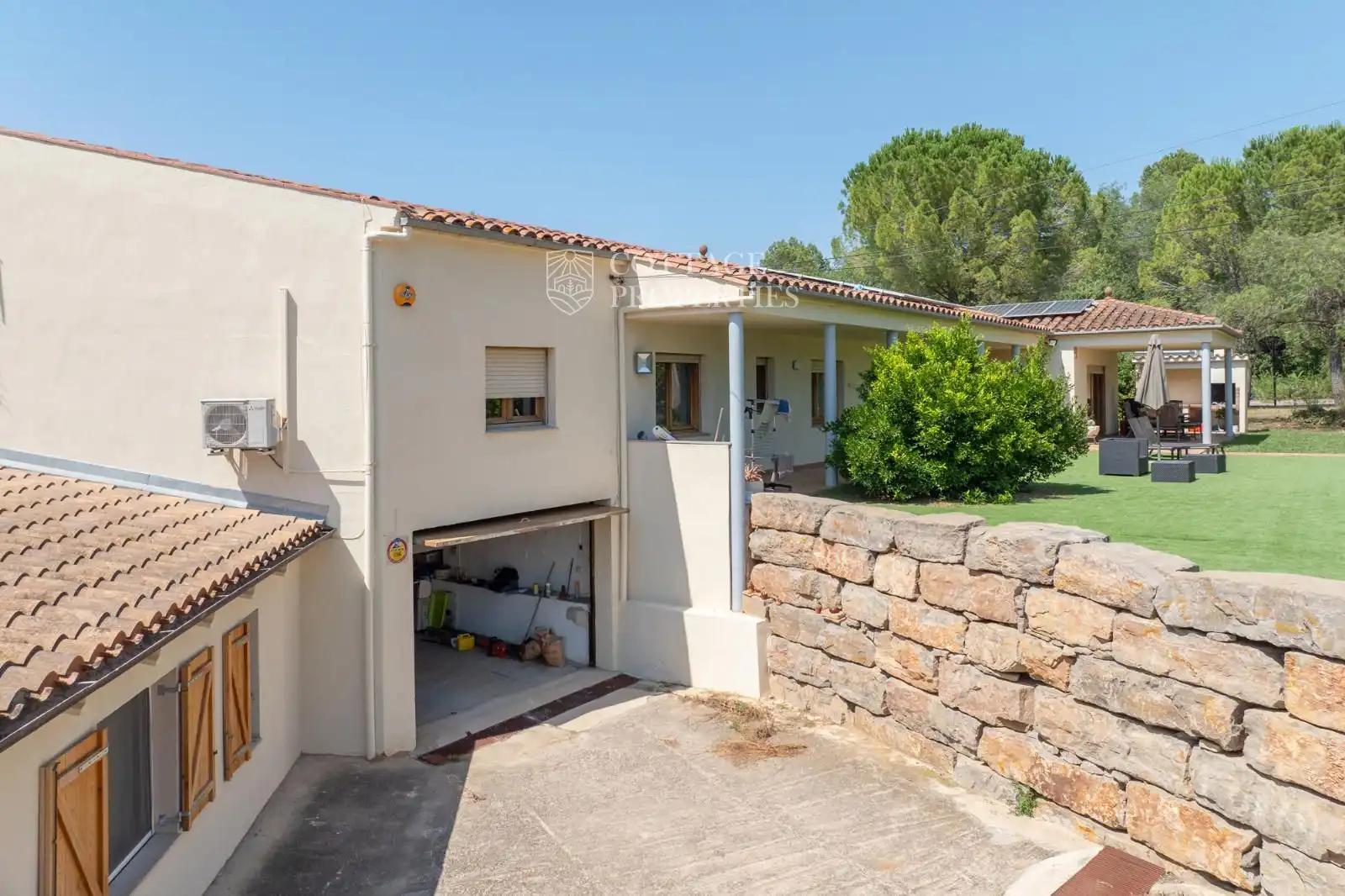 Vista exterior de Finca rústica en venta en Vilademuls con Aire acondicionado, Calefacción y Piscina