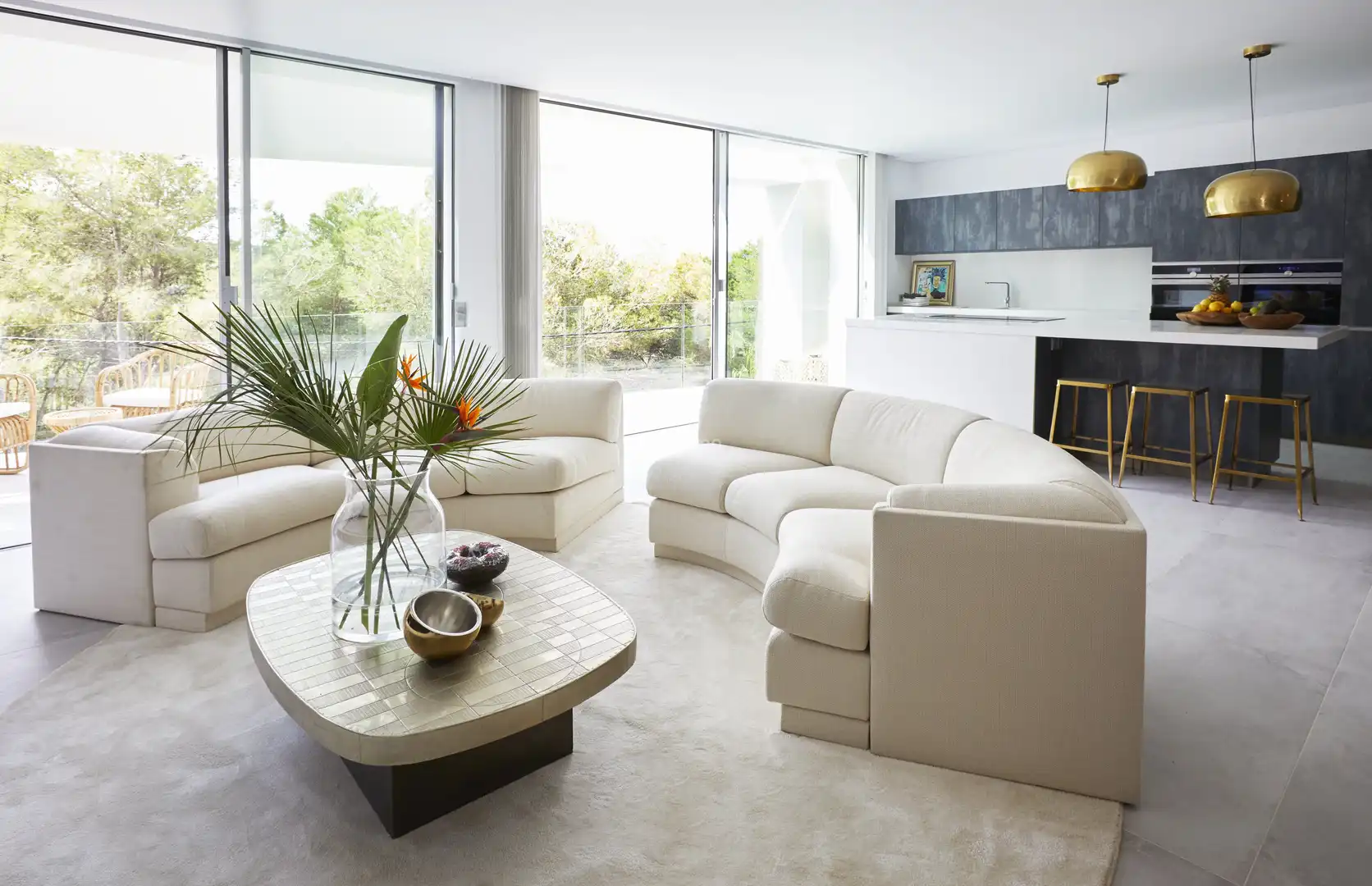 Sala d'estar de Casa o xalet en venda en Santa Eulària des Riu amb Aire condicionat, Calefacció i Terrassa