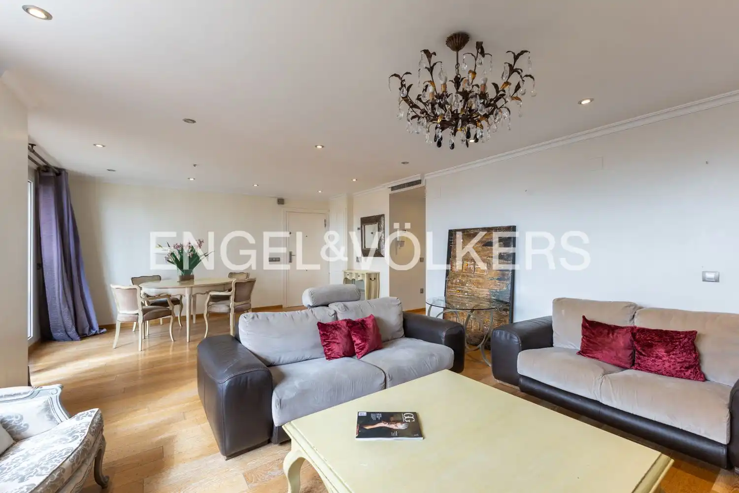 Sala de estar de Piso en venta en Valencia con Aire acondicionado, Calefacción y Parquet