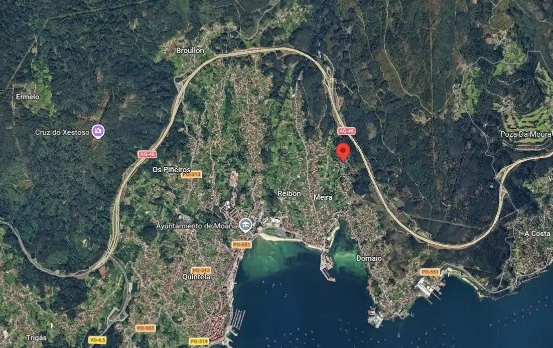 Terreno en venta en Moaña