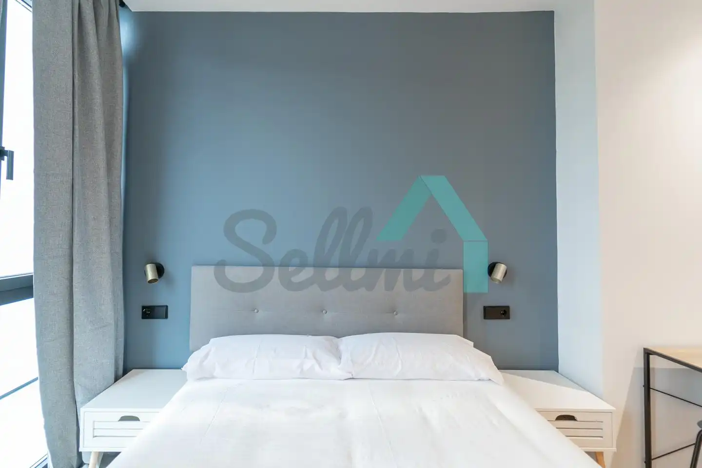Schlafzimmer von Wohnung zur untervermieten in Oviedo  mit Klimaanlage, Heizung und Privatgarten