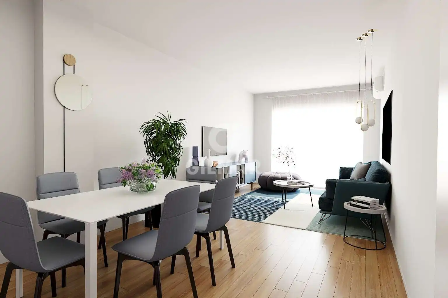 Sala de estar de Apartamento en venta en Estepona con Balcón