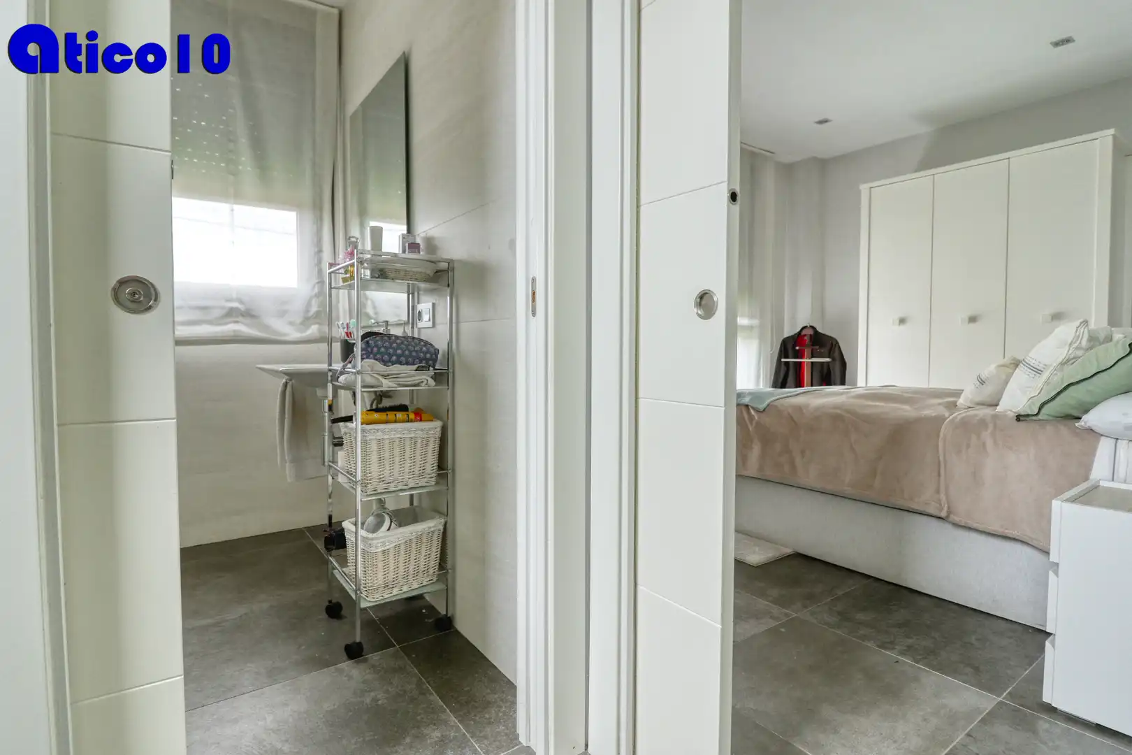 Schlafzimmer von Haus oder Chalet zum Verkauf in Noreña mit Heizung, Parkett und Abstellraum