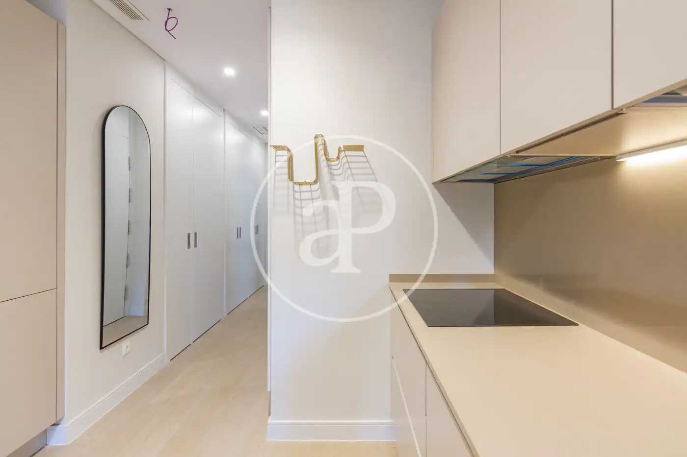 Kitchen of Flat for rent in Madrid  with Air Conditioner, Heating and Furnished
