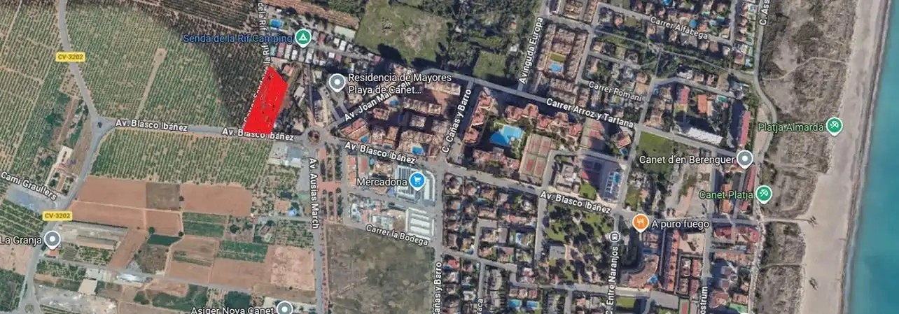 Exterior view of Land for sale in Canet d'En Berenguer