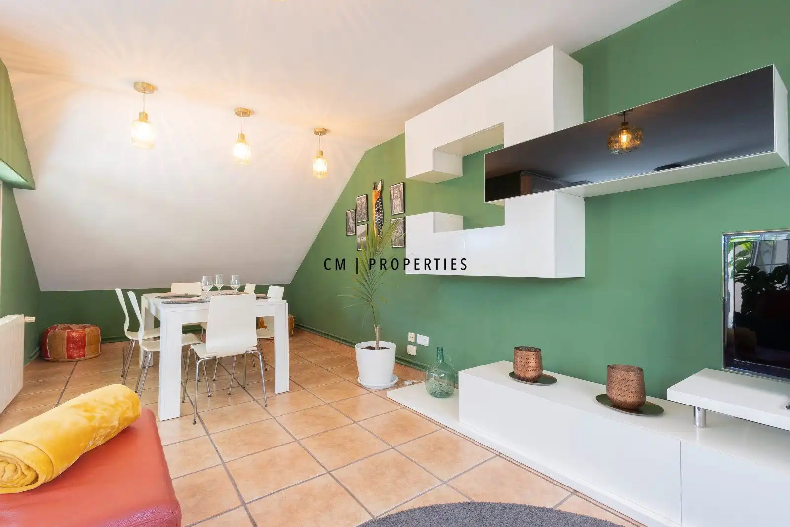 Sala de estar de Ático de alquiler en Faura con Aire acondicionado, Calefacción y Terraza