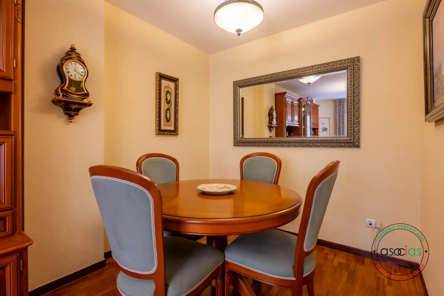 Dining room of Flat for sale in Gijón   with Heating and Parquet flooring