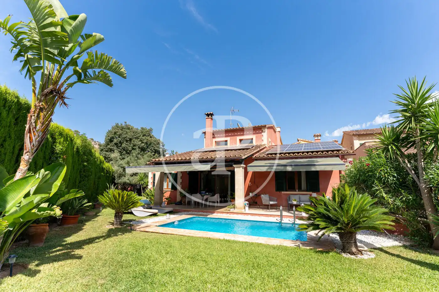 Garden of Detached homes for sale in Calvià  with Air Conditioner, Heating and Private garden