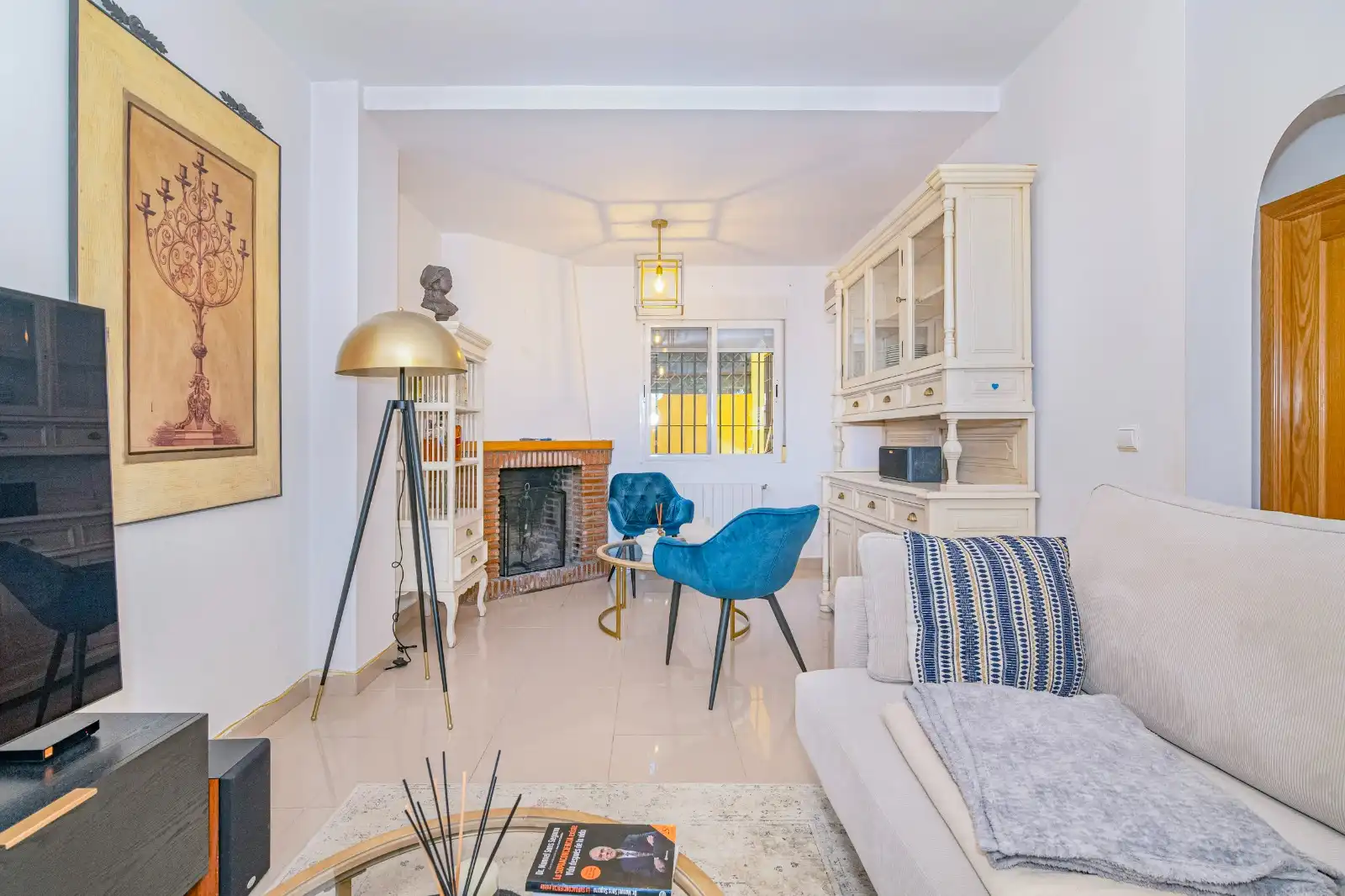 Sala de estar de Casa o chalet en venta en Cájar con Aire acondicionado, Terraza y Amueblado