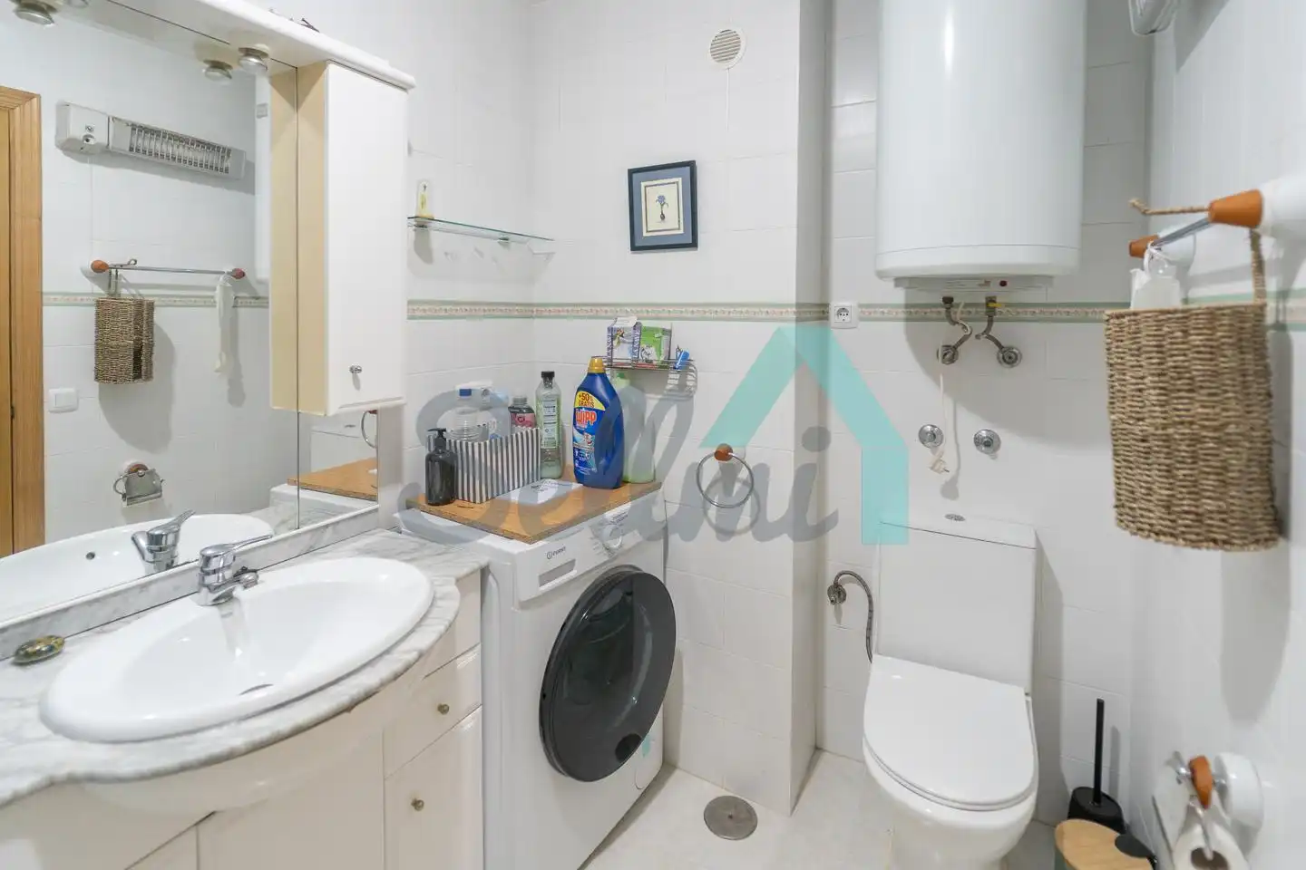 Baño de Dúplex de alquiler en Castropol con Calefacción y Amueblado