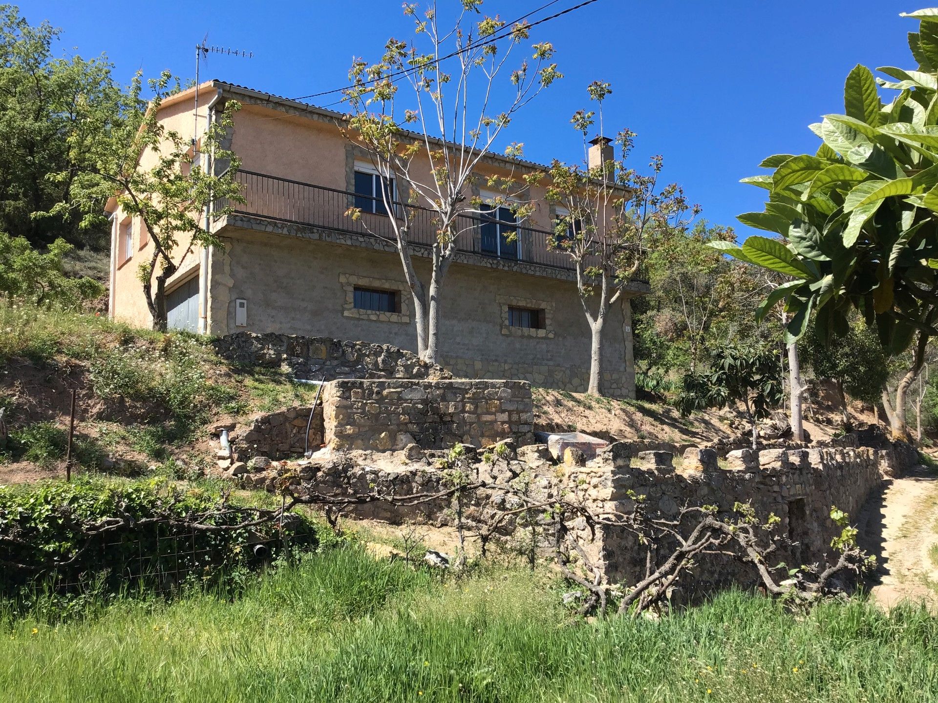 Vista exterior de Casa o xalet en venda en Les Avellanes i Santa Linya amb Aire condicionat, Calefacció i Terrassa