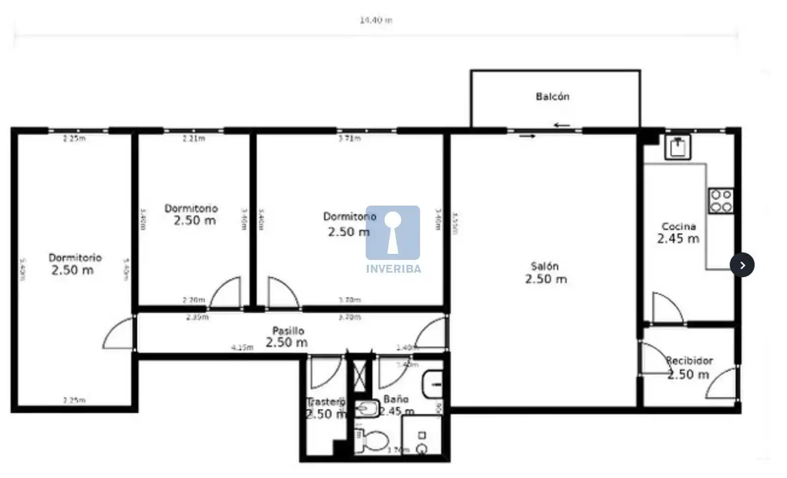 Appartement avec ascenseur à vendre à Torners, imagen 18