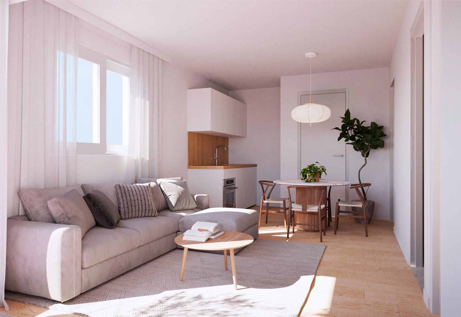 Sala d'estar de Pis en venda en Cunit