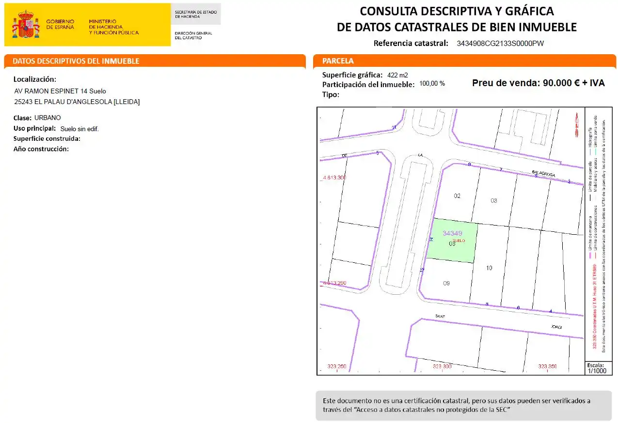 Terreno residencial en venta en Sant Jordi, imagen 5