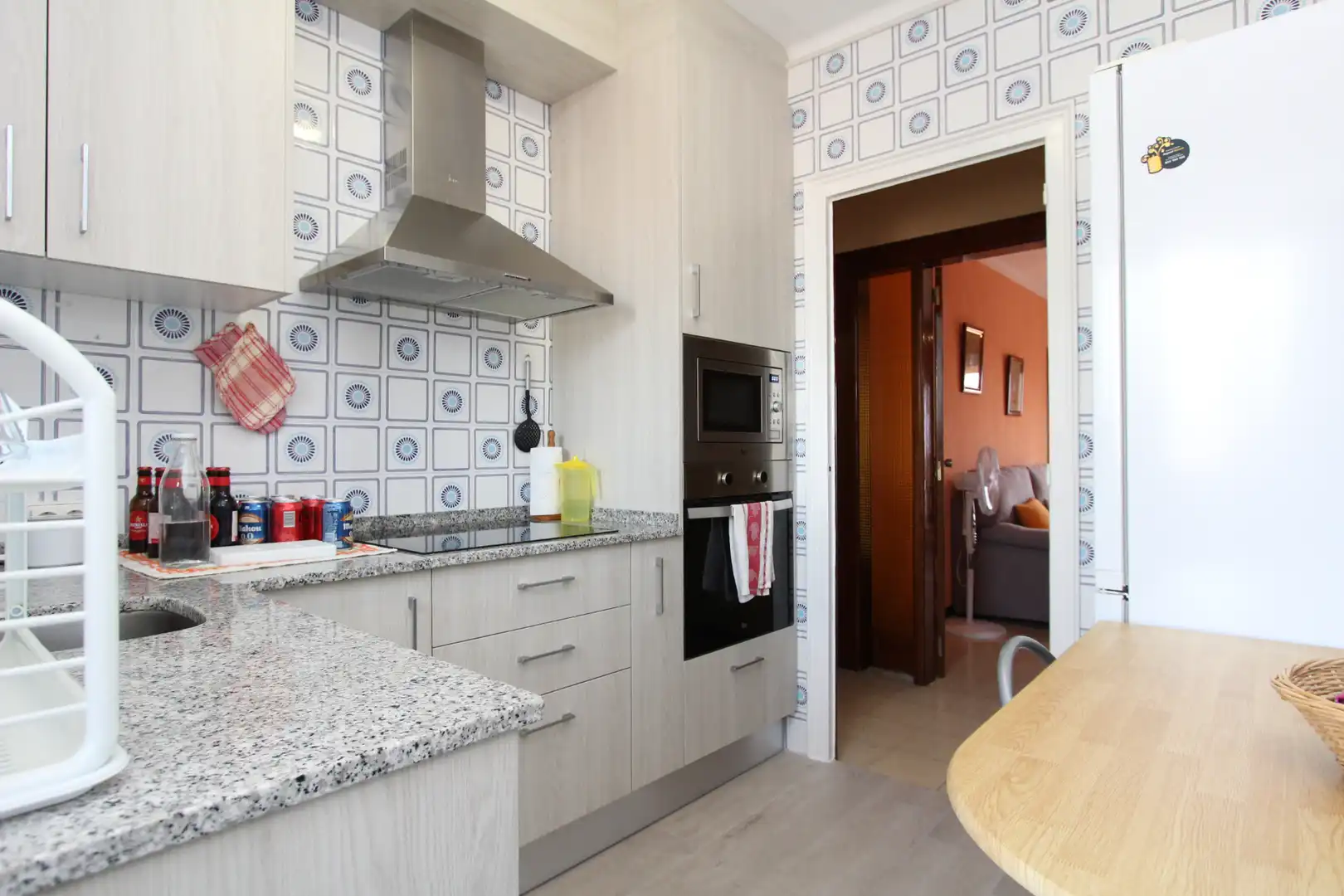 Cocina de Apartamento en venta en Vandellòs i l'Hospitalet de l'Infant con Amueblado y Balcón