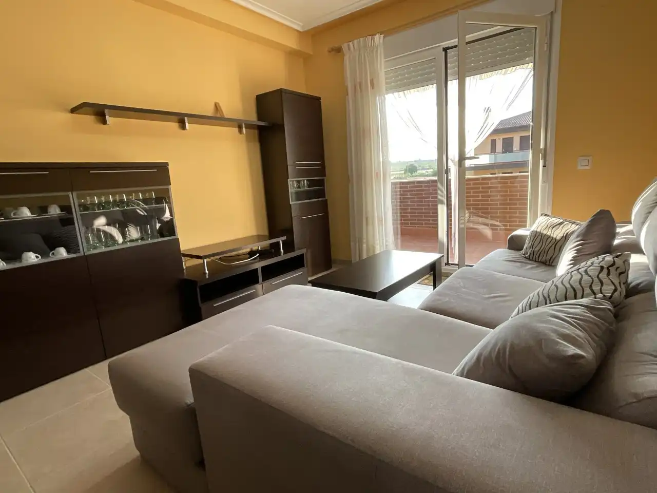 Living room of Flat for sale in Alesanco  with Heating, Terrace and Furnished