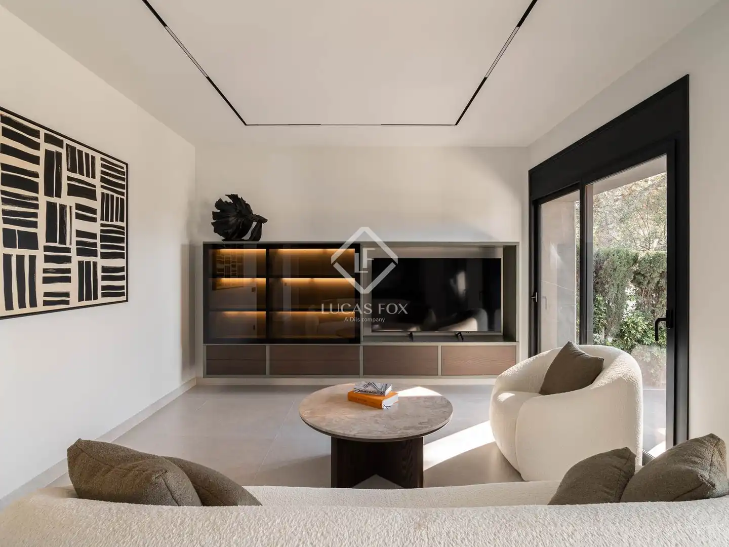 Sala de estar de Casa o chalet en venta en Castelldefels con Aire acondicionado, Jardín privado y Trastero