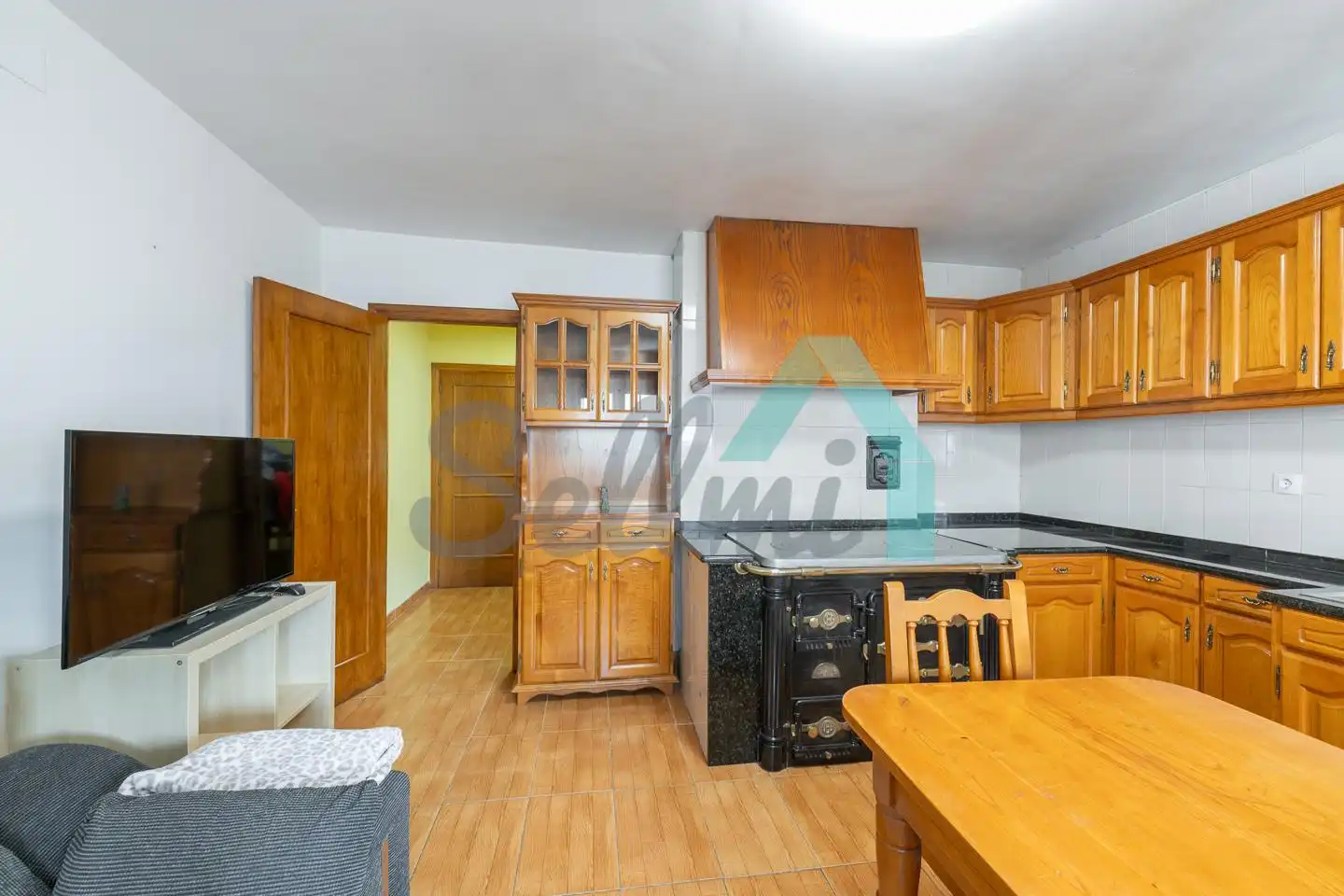 Kitchen of Duplex for sale in Boal  with Parquet flooring and Storage room
