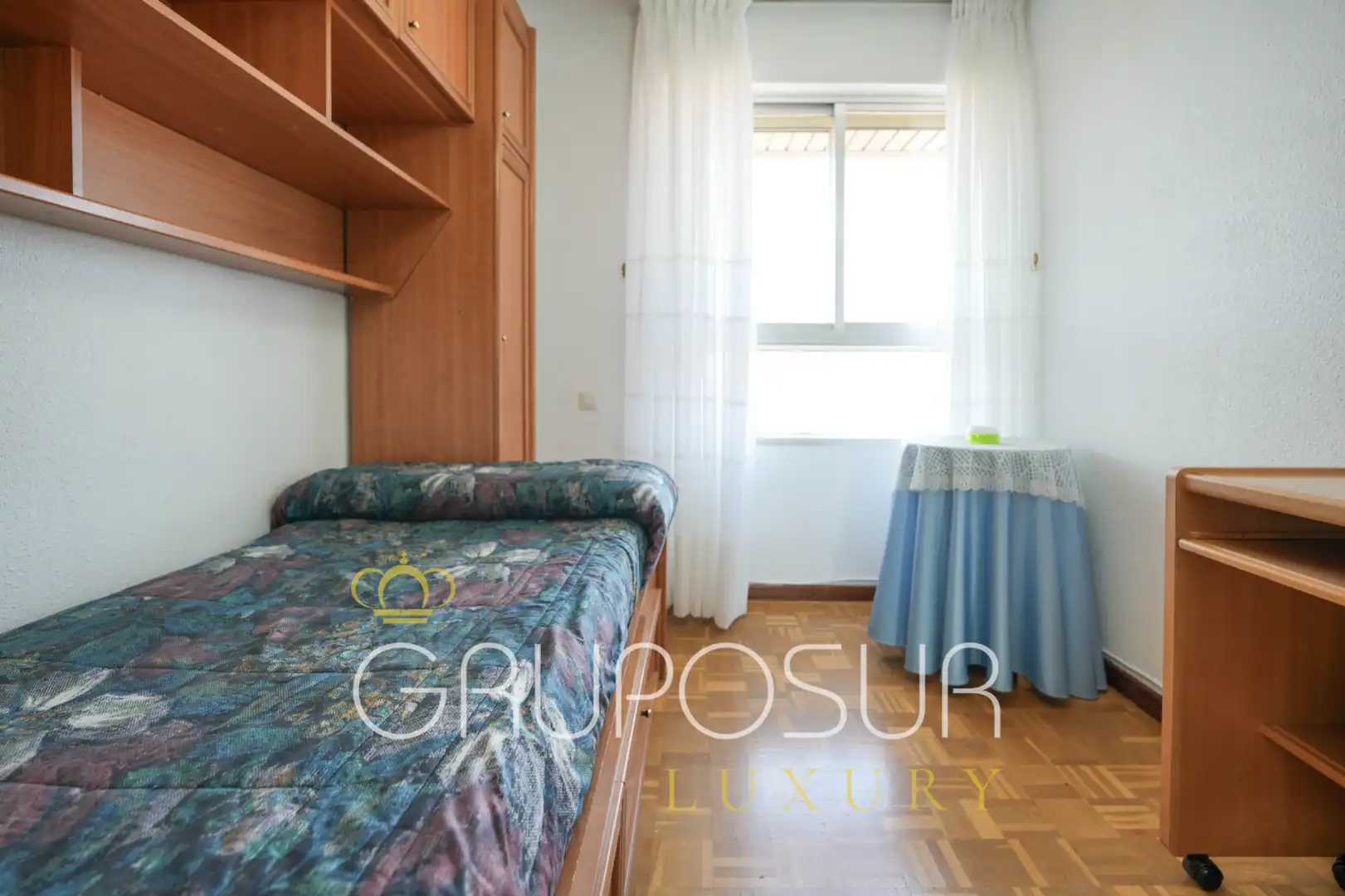Schlafzimmer von Wohnung zum Verkauf in Valladolid mit Heizung, Privatgarten und Parkett