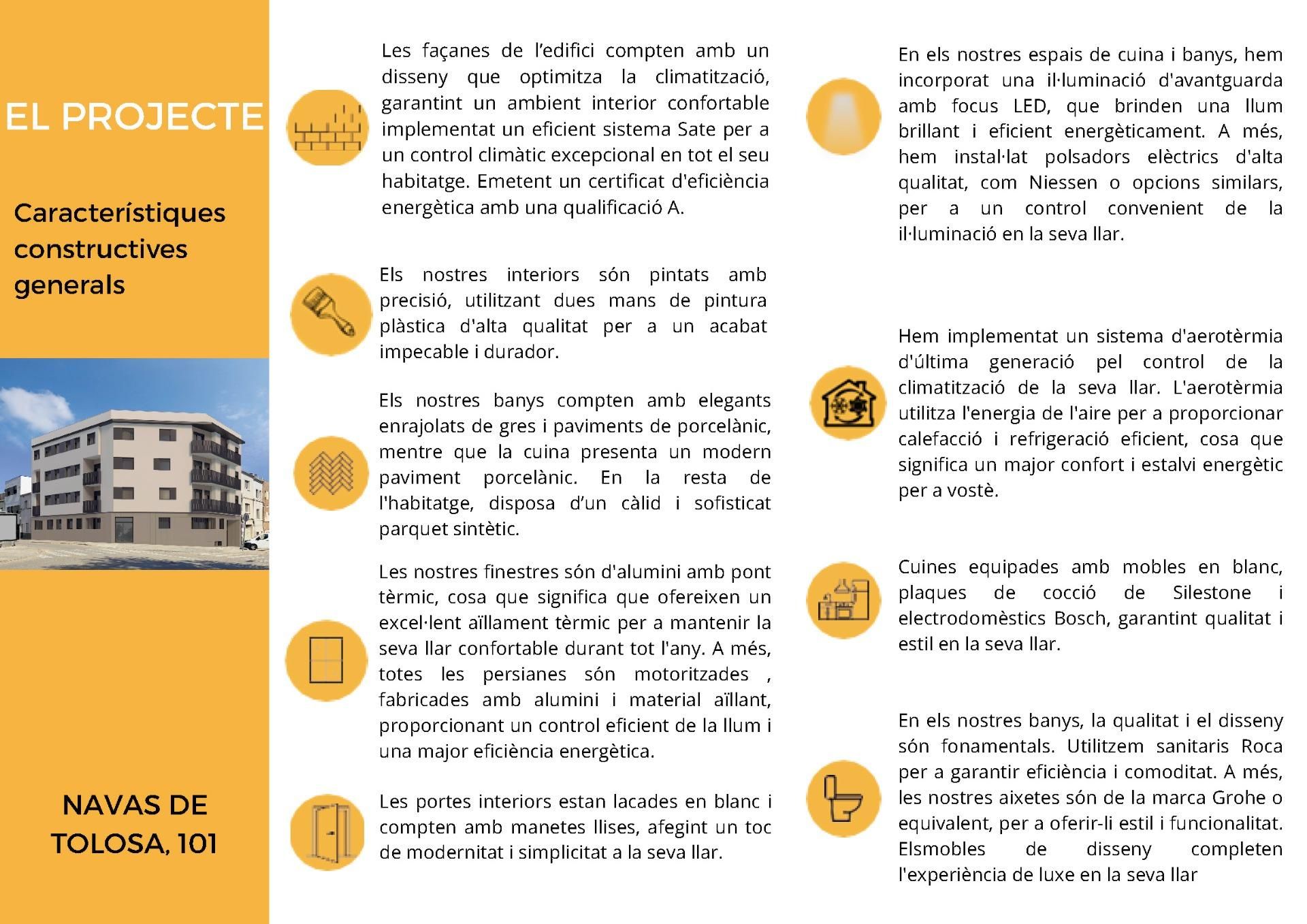 Exterior view of Flat for sale in Terrassa  with Air Conditioner, Heating and Parquet flooring