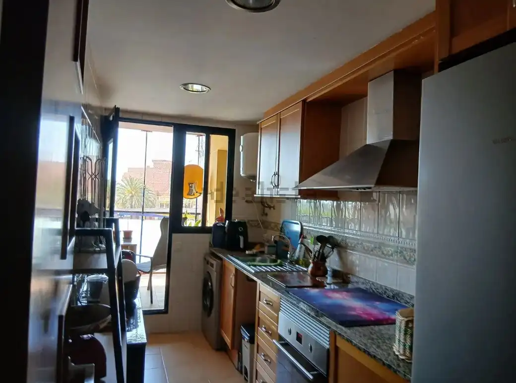 Cocina de Piso de alquiler en Catarroja con Aire acondicionado, Terraza y Amueblado