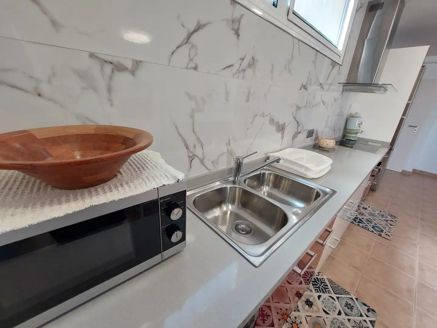 Cocina de Apartamento de alquiler en Las Palmas de Gran Canaria con Jardín privado, Terraza y Amueblado