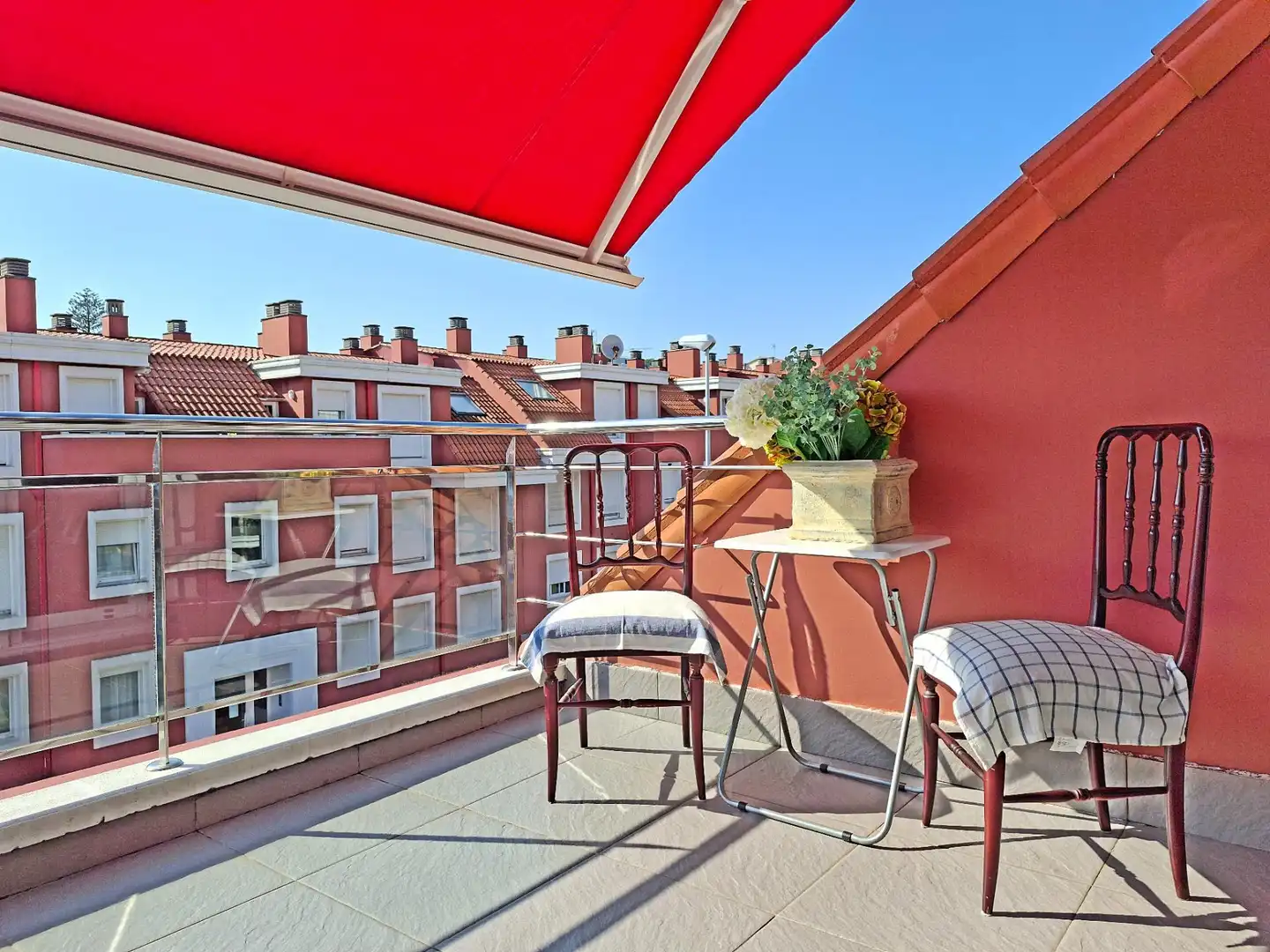 Terrace of Flat for sale in Vilagarcía de Arousa  with Heating, Private garden and Terrace